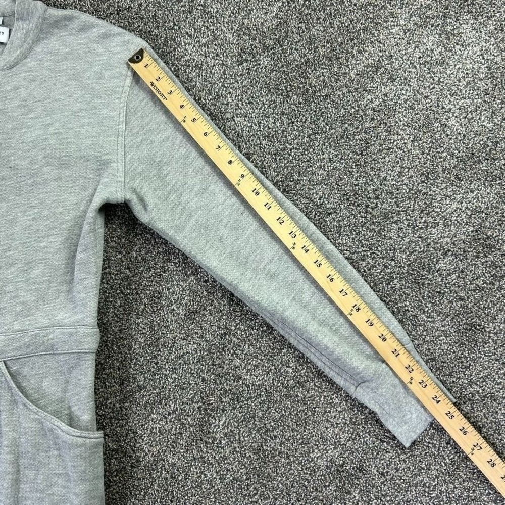 Rivet‎ Utility Maven Grey Zip Up Jumpsuit Pockets Drawstring Waist Womens Medium - Picture 14 of 16